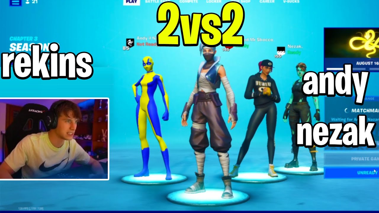 Piz Rivincita 2vs2 contro i Più Forti d'italia - fortnite