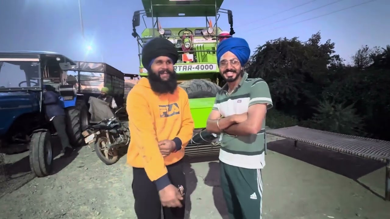 ਪਹੁੰਚ ਗਏ ਆਪਣੇ ਅੱਡੇ ਤੇ // ਗੱਗੂ ਕਰਮਨ ਵੀ ਆ ਗਏ ਕੰਬਾਈਨ ਲੇਕੇ @NINDER RATTON