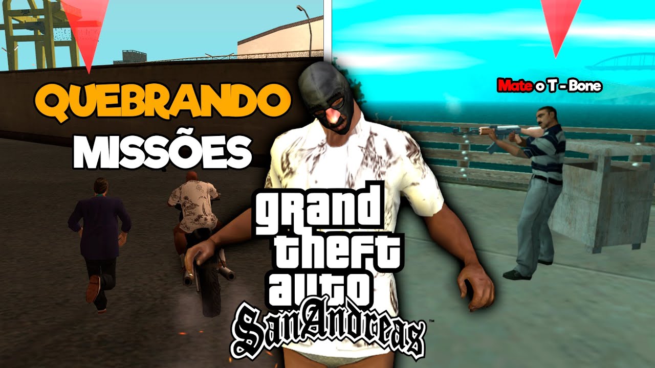 QUEBRANDO missões CHATAS do GTA SAN ANDREAS!