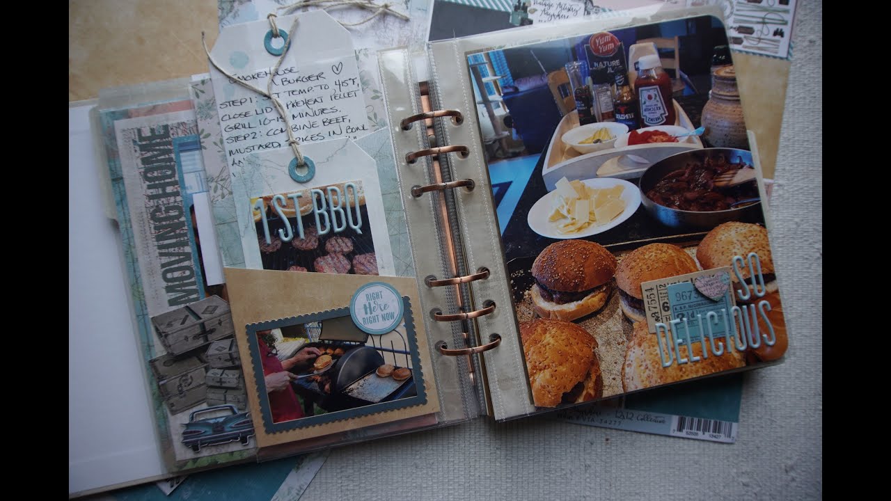 Summer Stories Album (6X8 Process&Layout Share/Scrapbook Nerd)