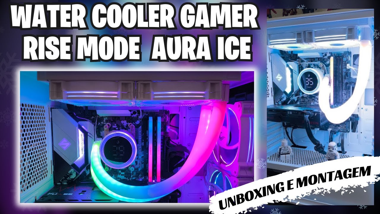 WATER COOLER GAMER RISE MODE AURA ICE 240MM ARGB - Montagem e Instalação
