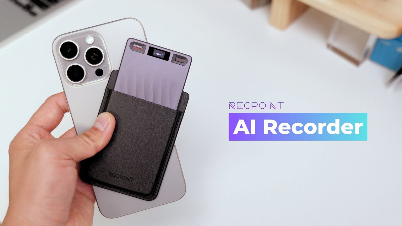 RECPOINT NOTE AI Recorder Review: The Latest Smart Recorder As Thin As a Card