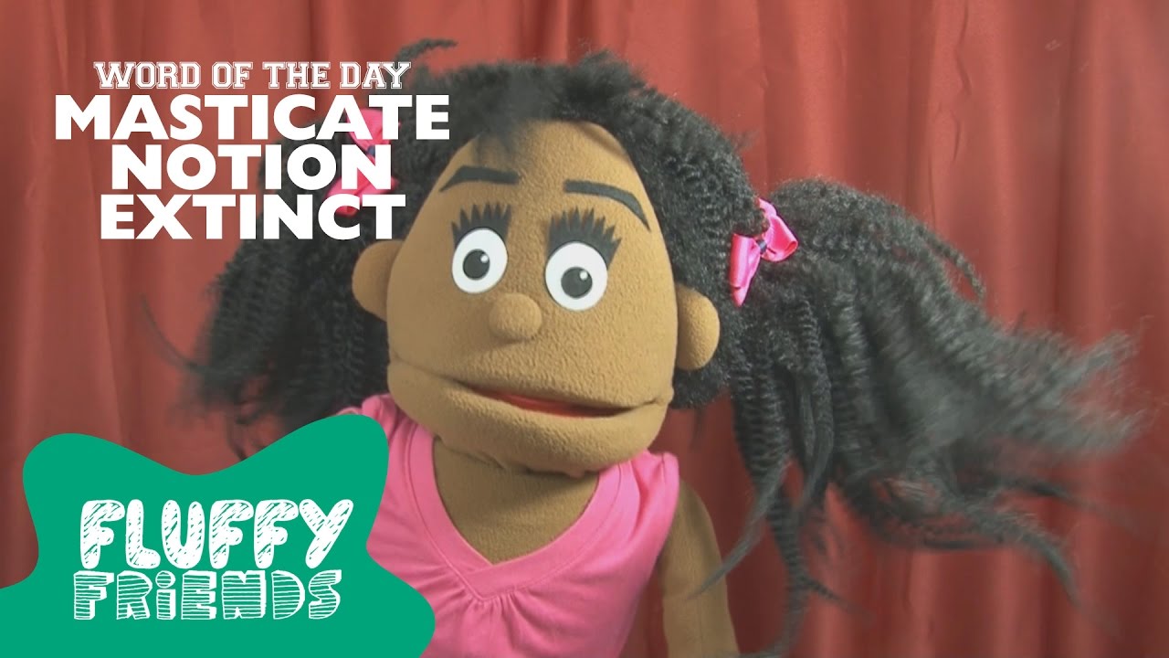 Fluffy Friends - Word of the Day: 3 PACK - Masticate, Notion, Extinct