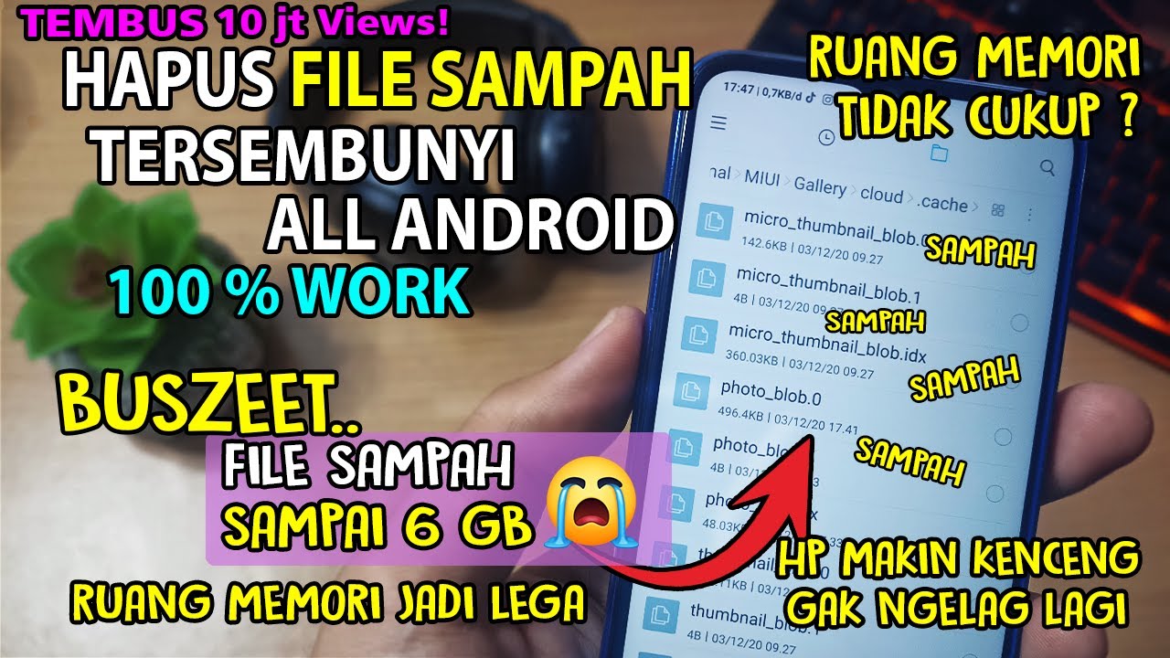 Ruang Memori Penuh? Begini Cara Mengatasi Ruang Memori HP Penuh Android | File Sampah Hilang Total