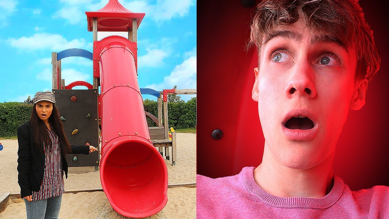 WIE BLIJFT 24 UUR IN DE SPEELTUIN? MEISJE VS JONGEN!