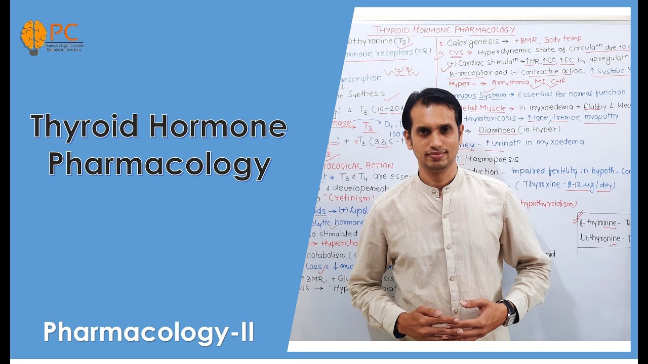 Thyroid Hormone Pharmacology || Endocrine Pharmacology