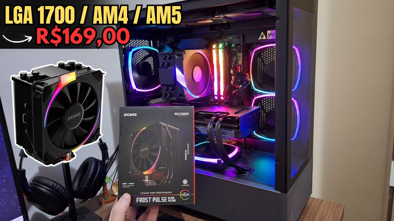 Air Cooler PCYES Frost Pulse - Unboxing, instalação e teste