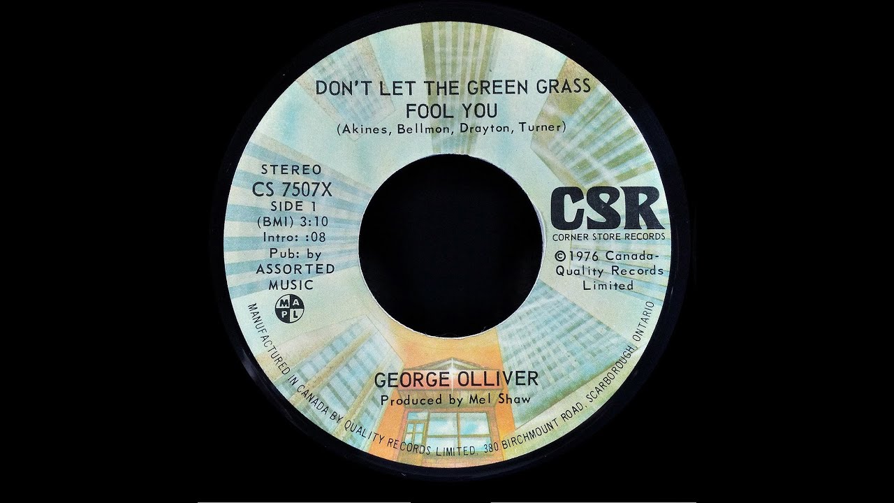 George Olliver - Don't Let The Green Grass Fool You/If I Can Just Be Strong Enough (1976)