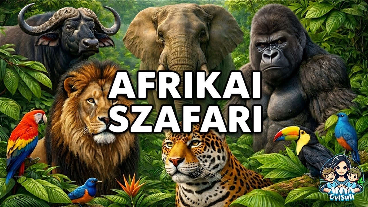 🦓🦏🌵Afrikai Szafari Gyerekeknek🌵🦏🦓Oktat&oacute;film az afrikai &aacute;llatokr&oacute;l #gyerekeknek #&aacute;llatok #oktat&aacute;s