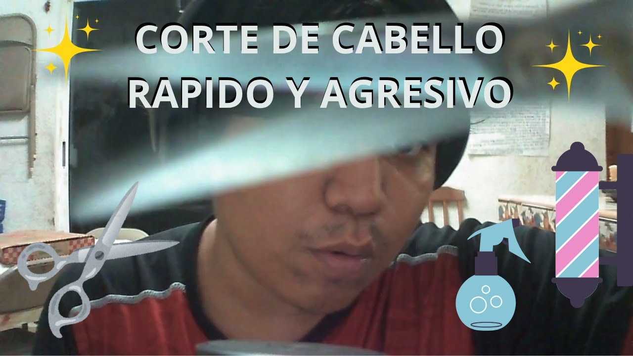 ASMR CORTE DE CABELLO RÁPIDO Y AGRESIVO ✂️ FAST AND AGGRESSIVE HAIRCUT