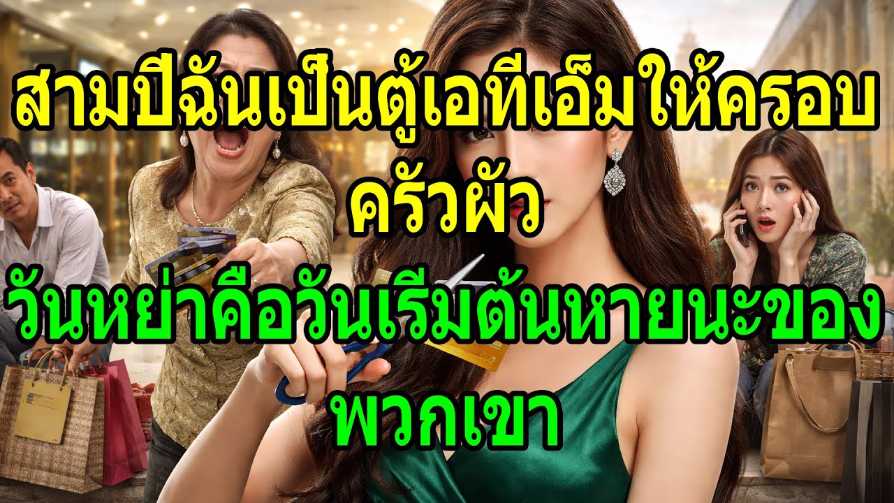 สามปีฉันเป็นตู้เอทีเอ็มให้ครอบครัวผัว วันหย่าคือวันเริ่มต้นหายนะของพวกเขา