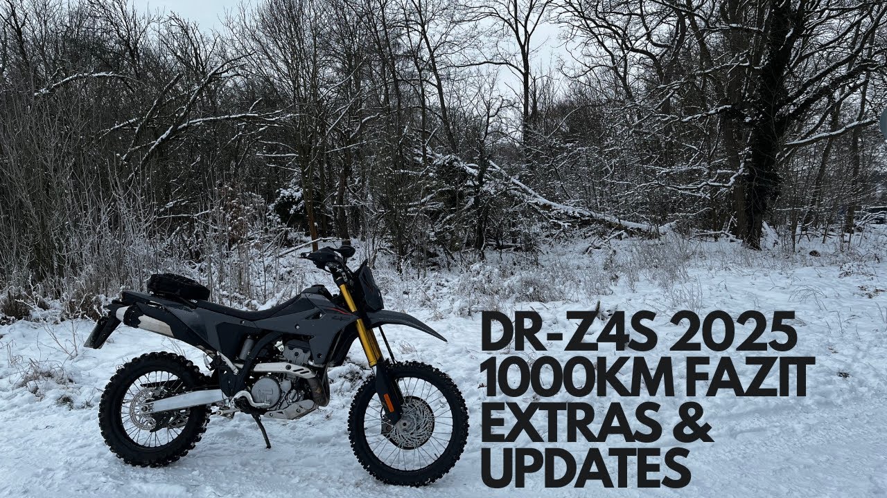 SUZUKI DR-Z4S 2025 || 1000KM FAZIT || EXTRAS & UPDATES