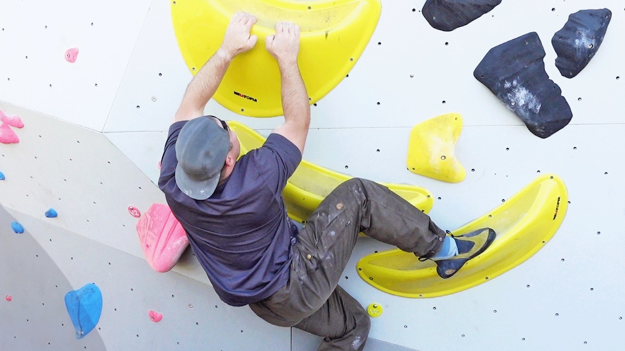 we climbed all the V3s at boyce park.