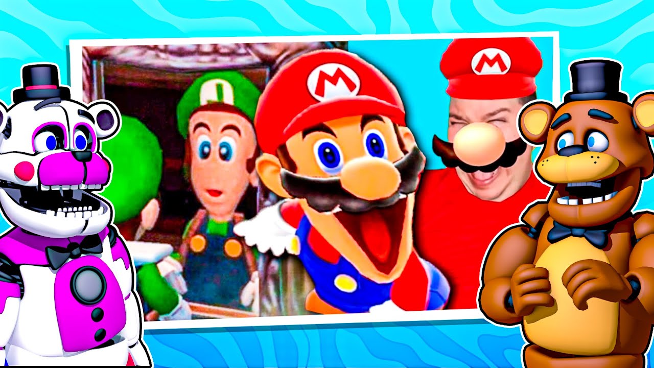 Freddy and Funtime Freddy REACT to SMG4: Nintendo Memes 4