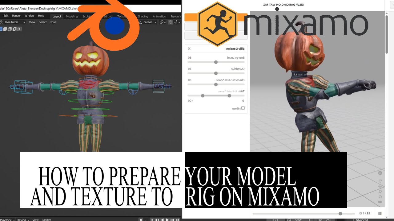 How To Solve: Missing Textures From Blender To Mixamo