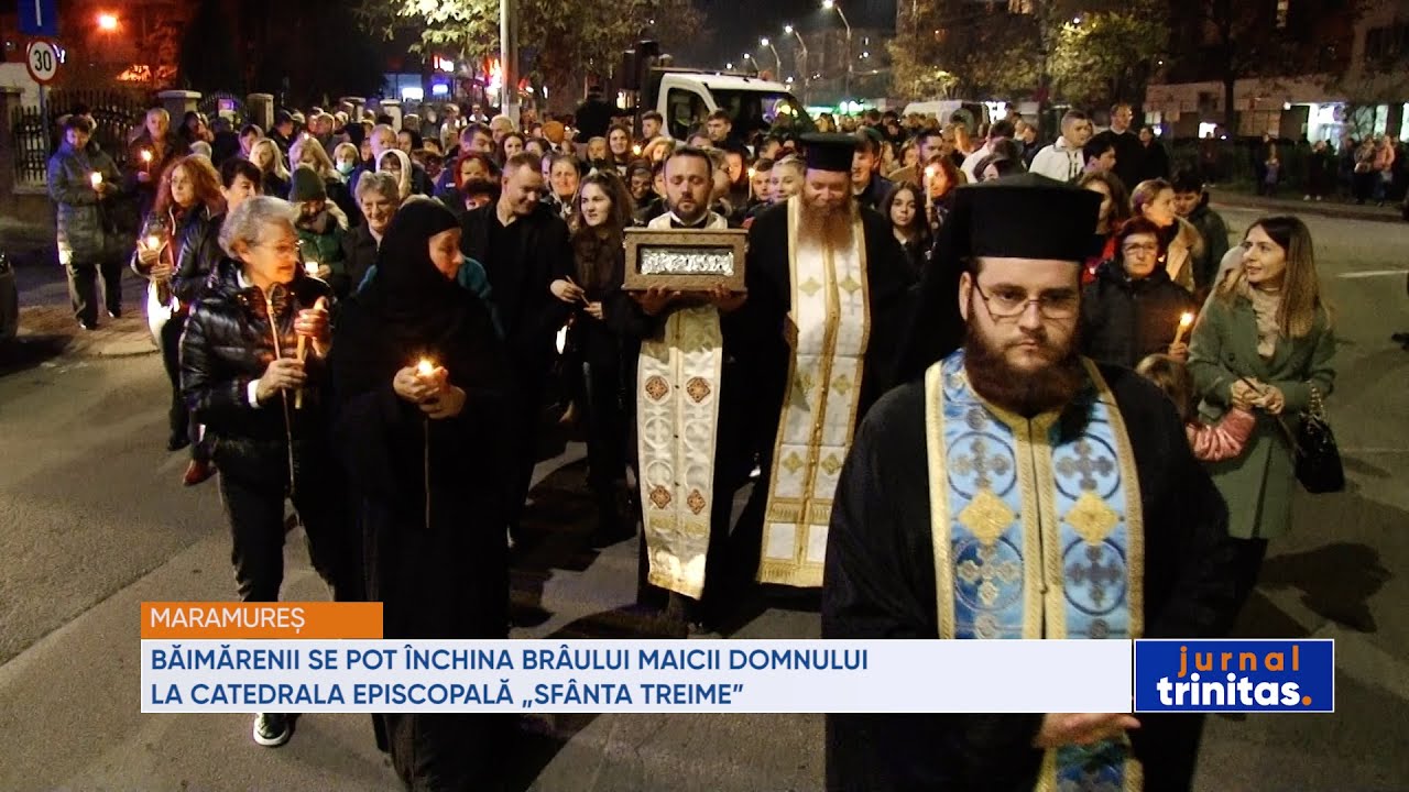 Băimărenii se pot închina brâului Maicii Domnului la Catedrala Episcopală „Sfânta Treime”