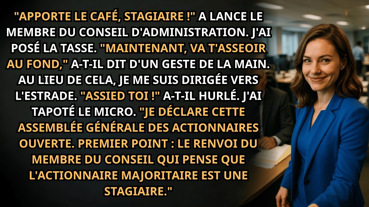 J’étais la « stagiaire » moquée — jusqu’à ce que je mette fin à sa carrière.