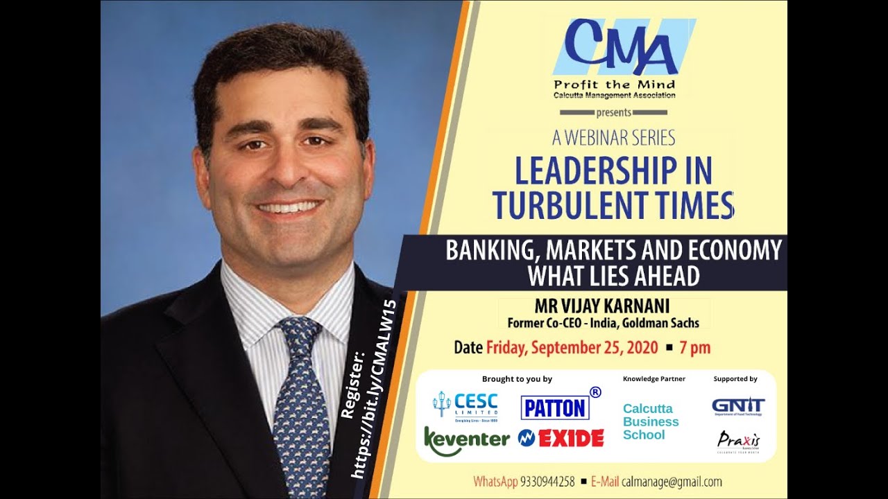 CMA Leadership Webinar 15 - Mr Vijay Karnani