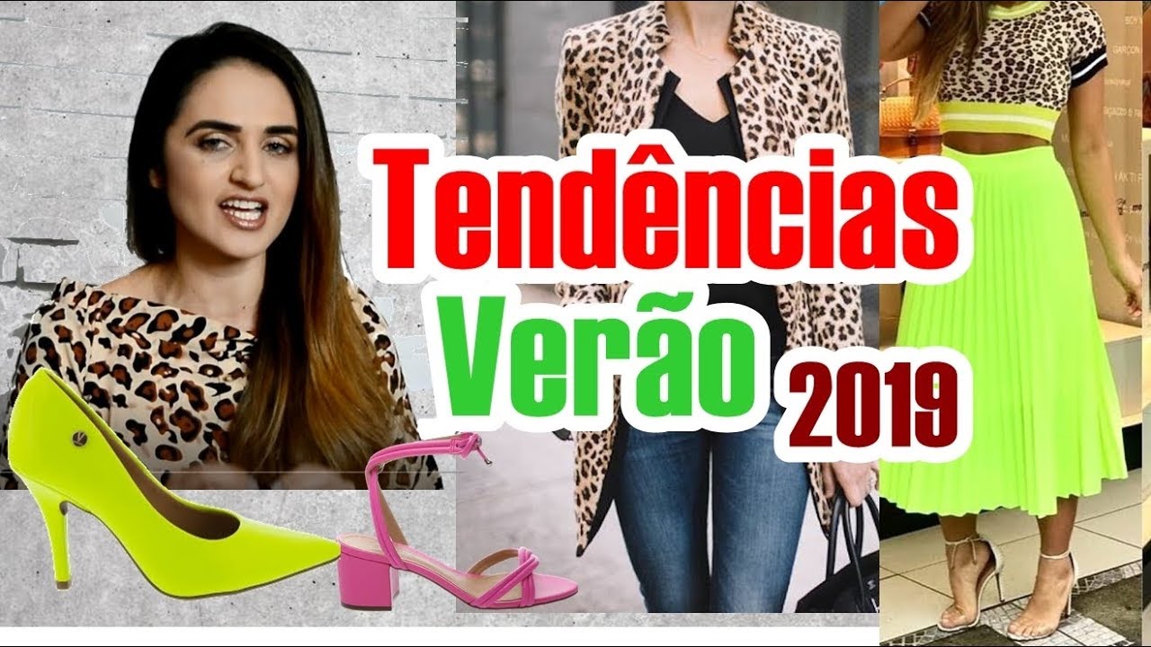 Tend&ecirc;ncia VER&Atilde;O 2019/Estampas/Cores e Tecidos