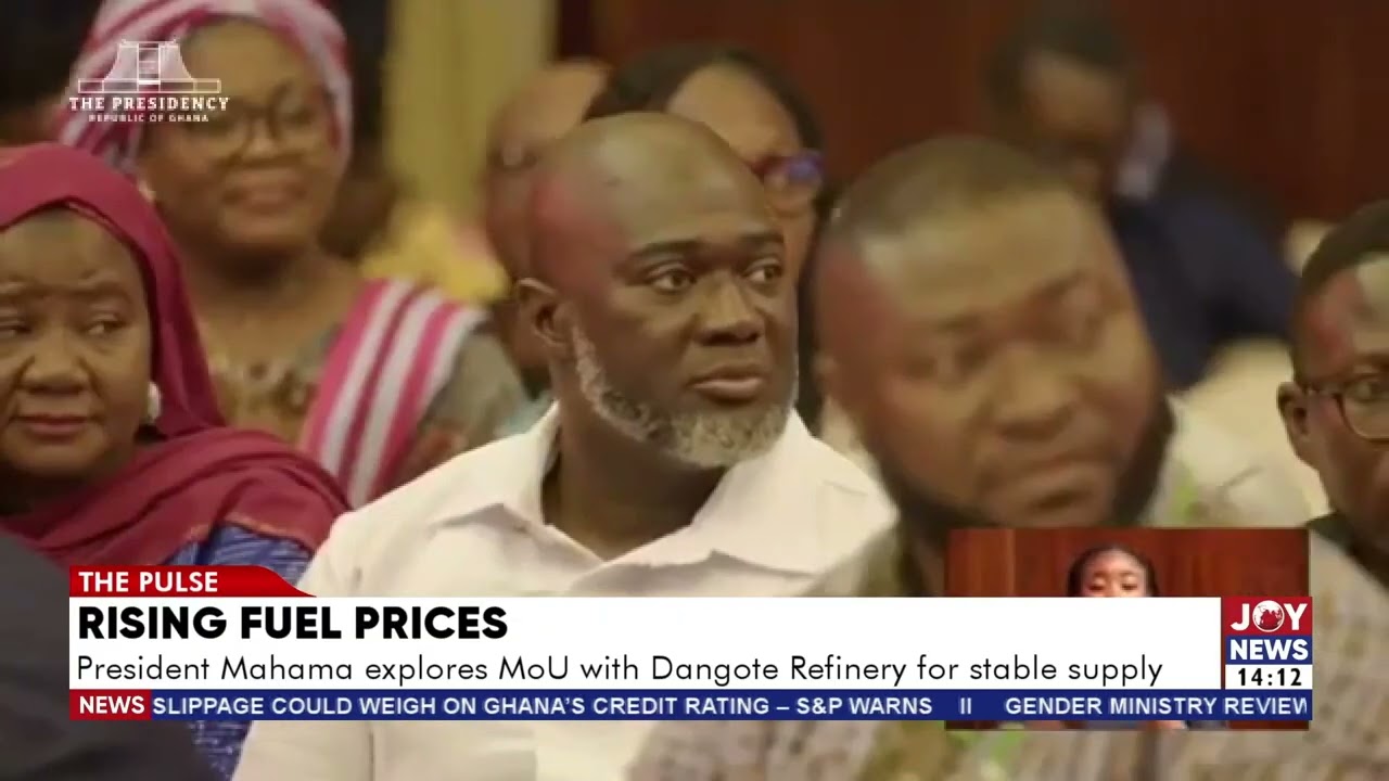 Rising fuel prices: President Mahama explores MoU with Dangote Refinery for stable supply. #JoyNews