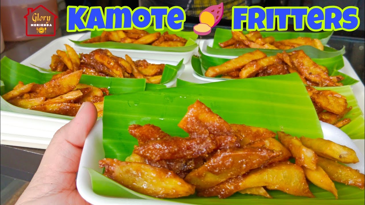 Paano gumawa Ng Kamote Fritters? |Sweet Potato Fries🍟