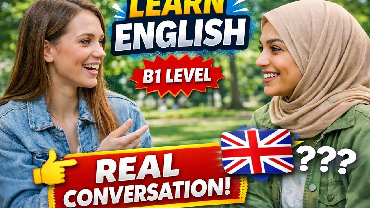 Learn English Naturally 🇬🇧 | B1 Conversation in the Park (With Explanation)