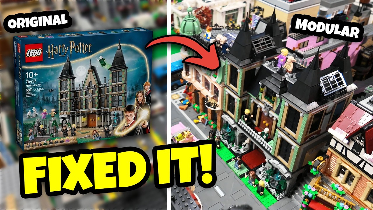 Этот набор LEGO изначально не был модульным&hellip; Поэтому я его починил.