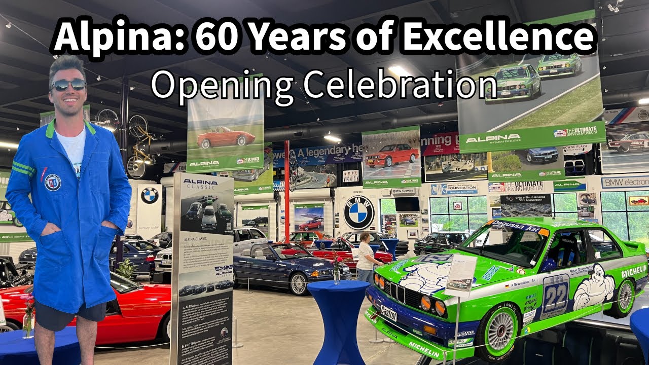 Attending the 60 Years of Alpina Opening Ceremony Celebration at the BMW CCA Museum!