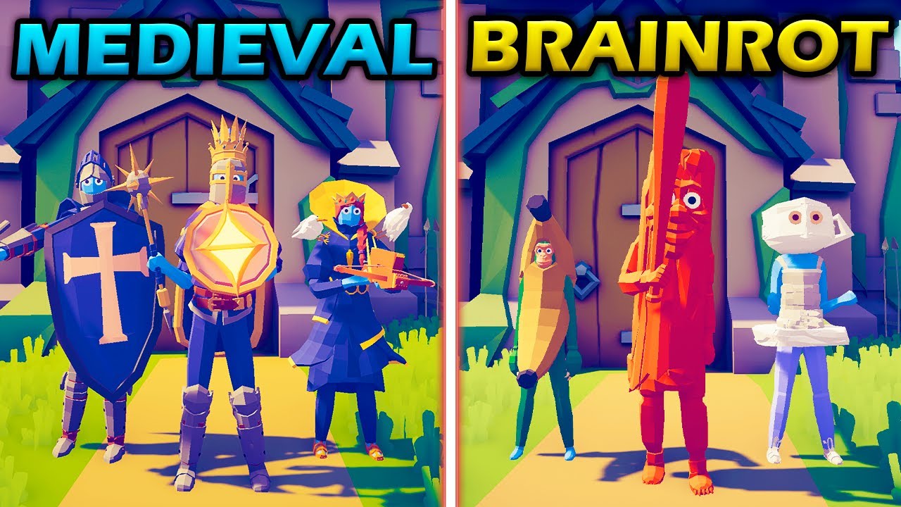 MEDIEVAL TEAM vs ITALIAN BRAINROT - Totally Accurate Battle Simulator | TABS