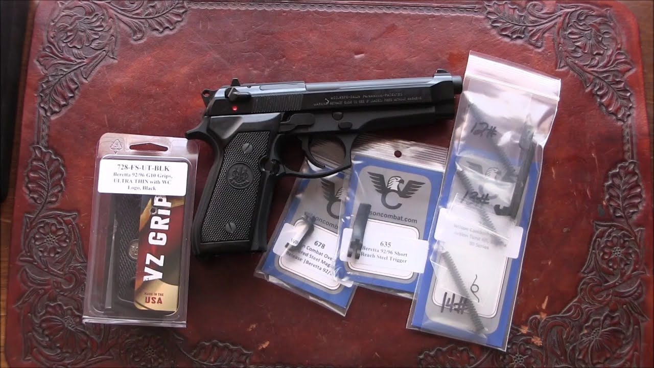 Beretta 92FS с 12-дюймовой ударной пружиной