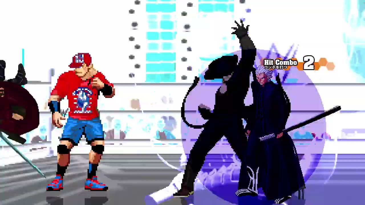 dante and vergil vs john cena and the undertaker mugen battle