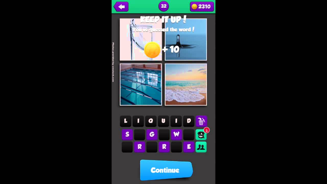 Pic The Word - Level 32 Walkthrough - Find The Common Word Answers