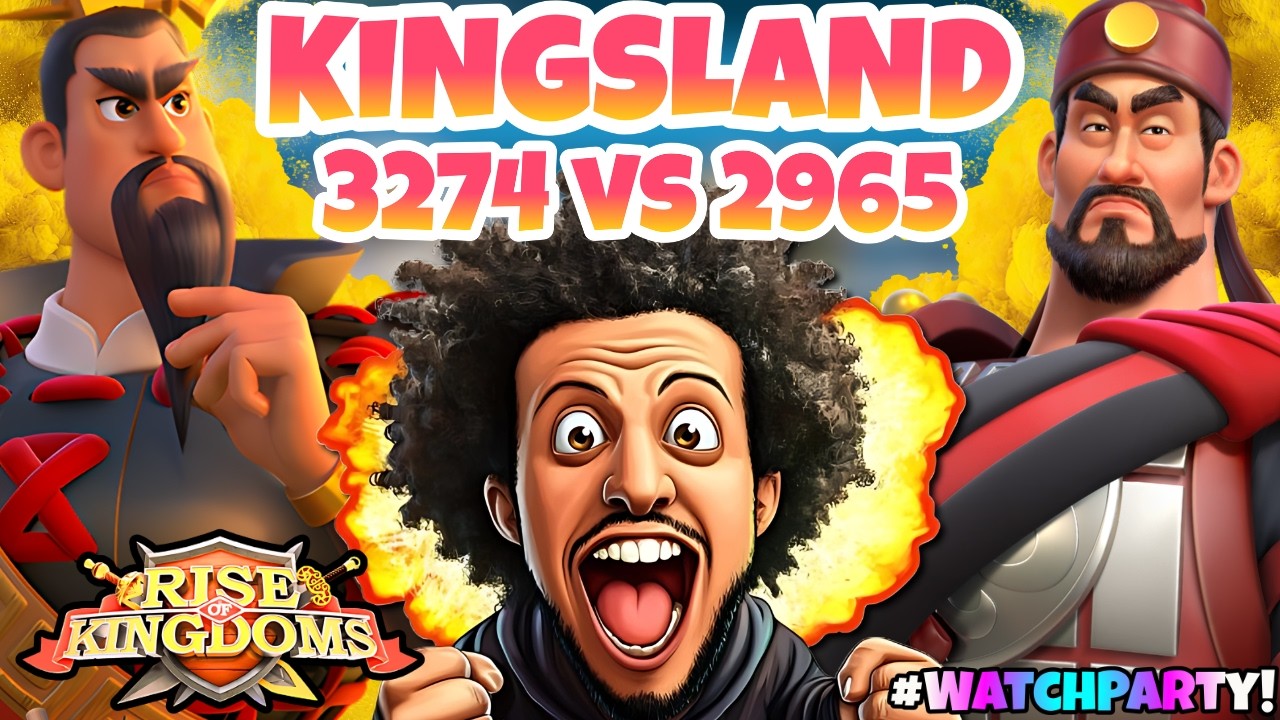 Kingsland Watch Party | 3274 vs 2965 | Rok & Chill | BOOM BOOM TIME | Rise of Kingdoms