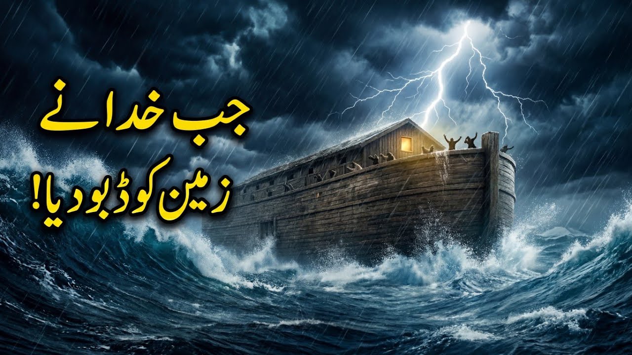 Duniya Ka Sab Se Khofnaak Toofan | 40 Din Ka Qahar! ⚡ Noah Aur Azeem Toofan Ki Haqeeqat