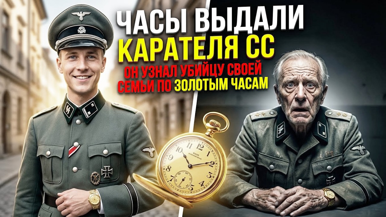 ЧАСЫ... выдали КАРАТЕЛЯ СС! По ним он узнал человека, лишившего жизни его семью! Часы с руки отца!