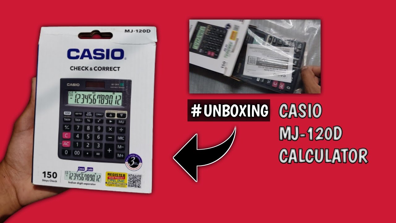 Casio MJ-120D Calculator ( Unboxing & Review ) | New Casio calculator 
