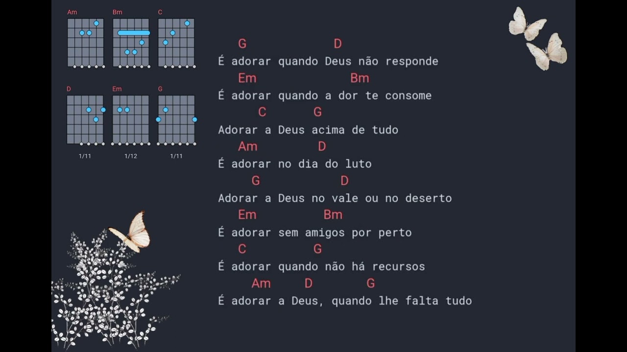 É Adorar -Amanda Wanessa - Cifra Simplificada