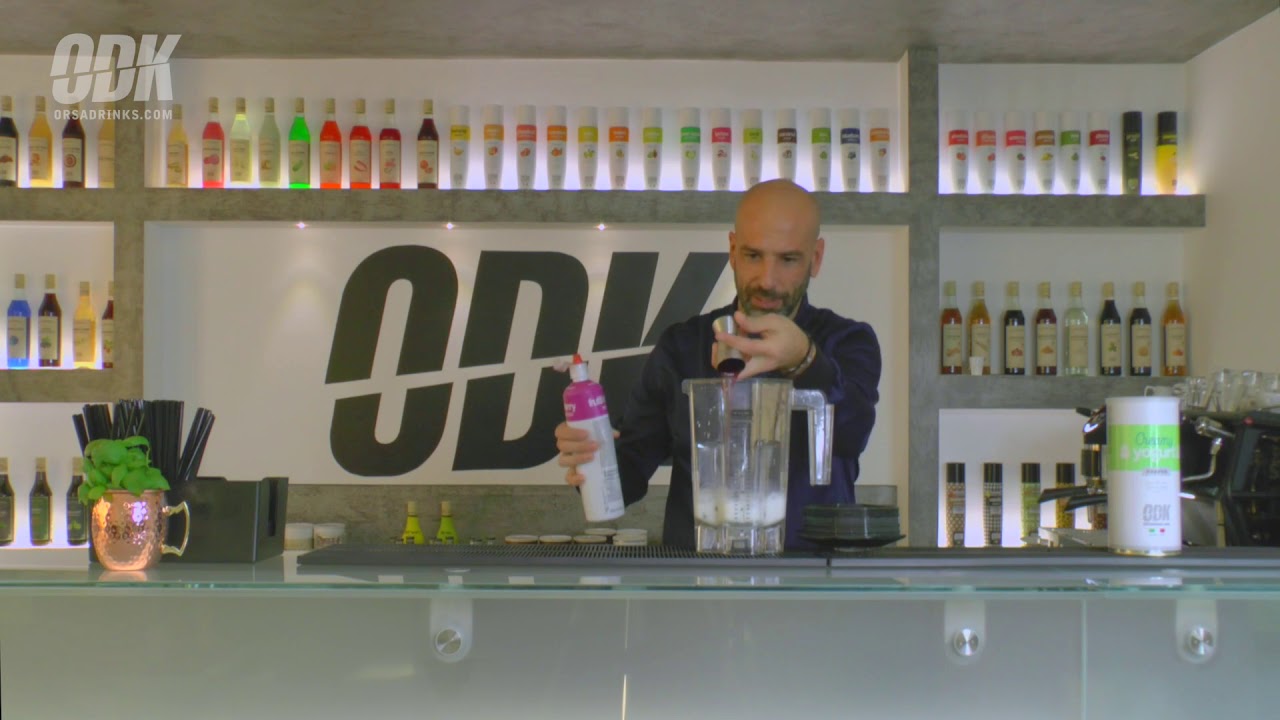 How to make a flavoured ODK Frappe with ODK fruit puree
