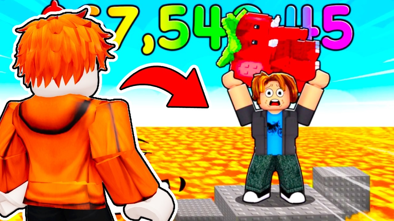 PROBÉ el NUEVO ESCAPA de la LAVA con un BRAINROT Roblox