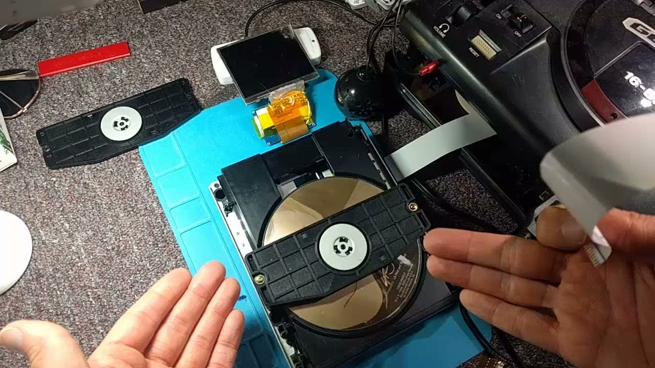 Sega CD Flex Debut! [SCD Model 1 Repair Tool]