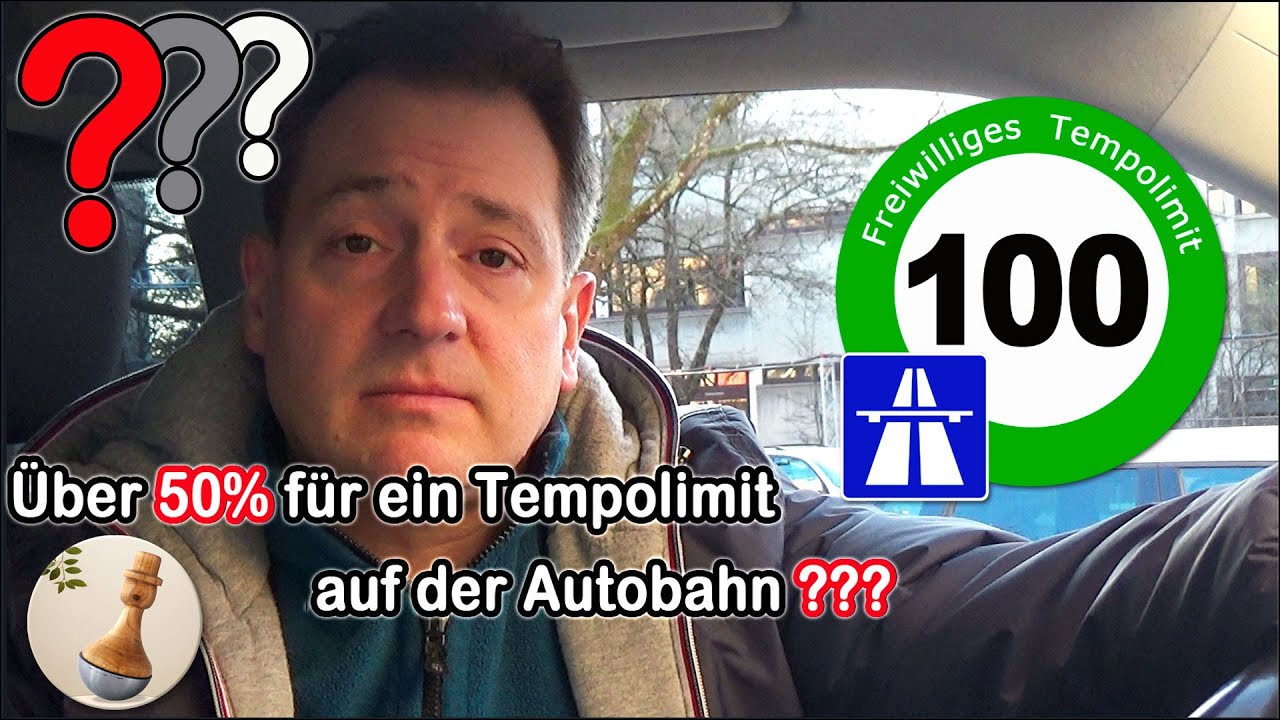 50% der Deutschen für ein generelles Tempolimit auf Autobahnen??? Glaube ich nicht!!!