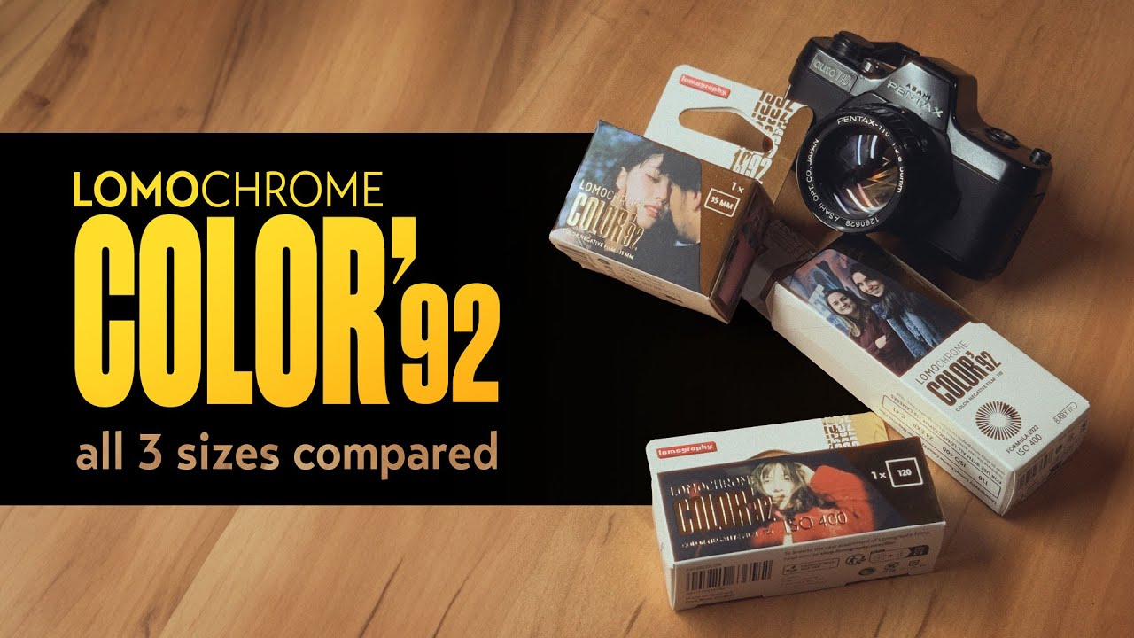 Lomochrome '92 400: Comparing 110, 35mm, and 120.