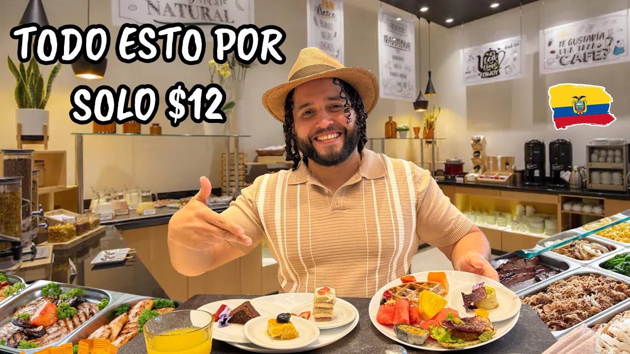 Come TODO lo que quieras por $12 DÓLARES😋| Desayuno BUFFET en Ibis Hotel🥞