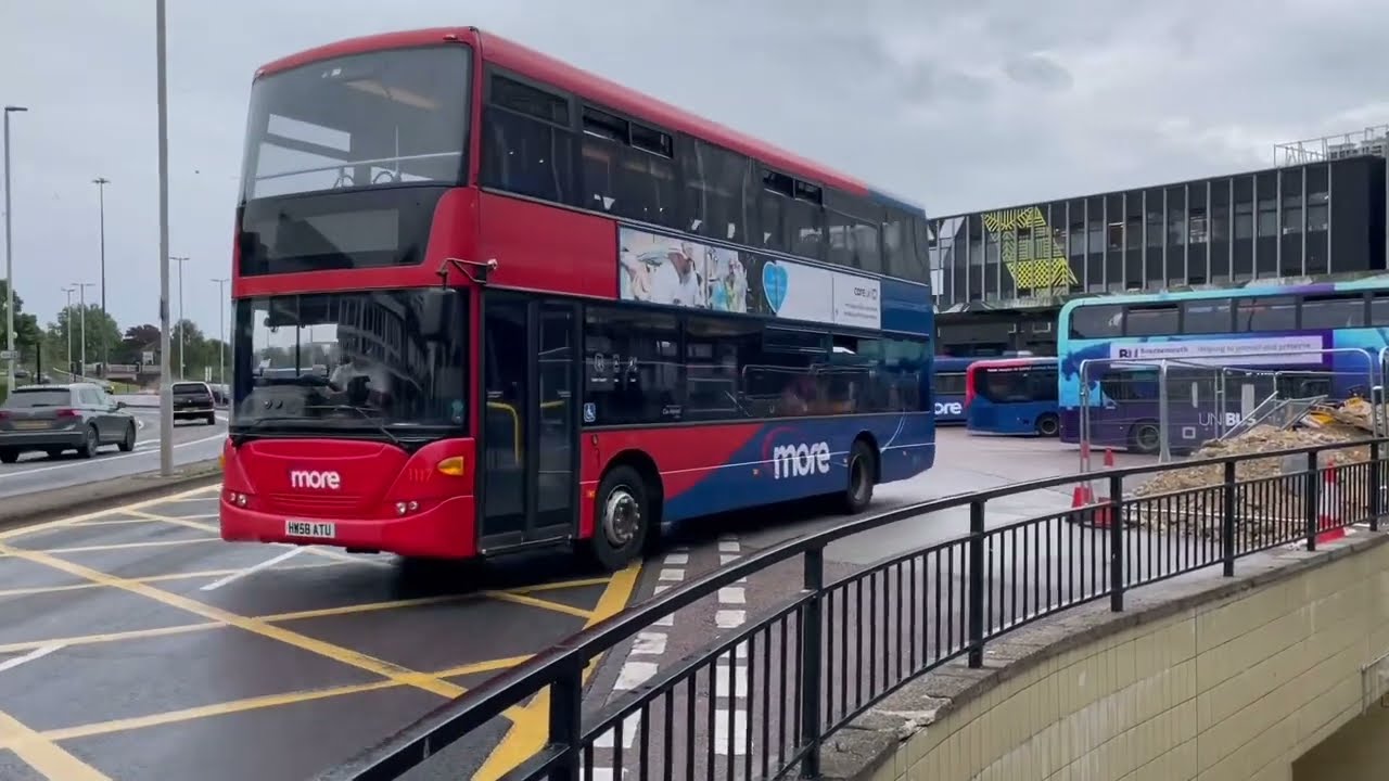*PG RATING and Annoying Kid* Buses at Poole Bus Station 22/7/23