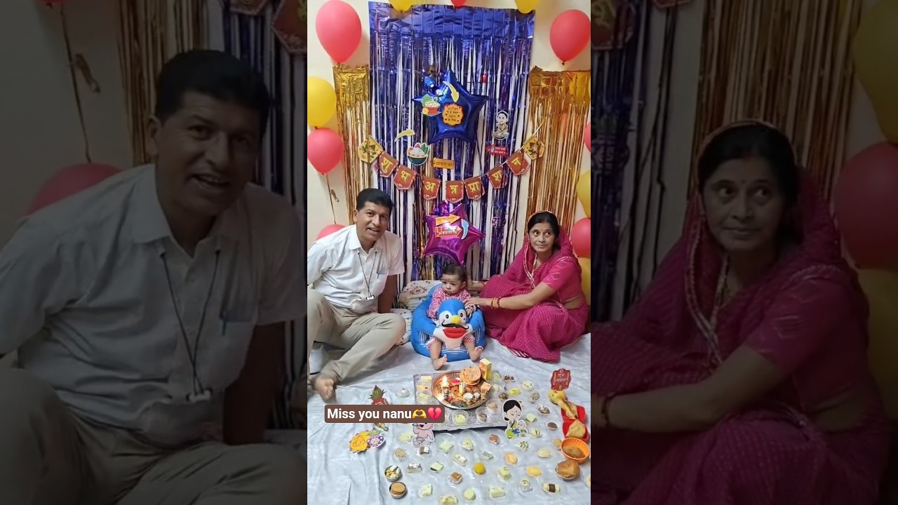 annaprashan with nanu nani🫶💞😍🐣🧿