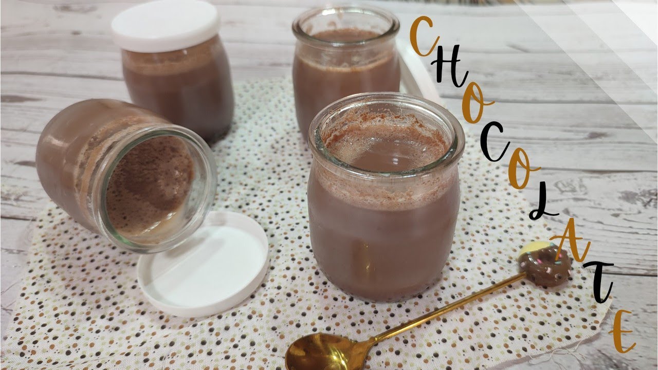 YOGUR DE CHOCOLATE / POSTRE LÁCTEO, 🍫 receta sencilla,paso a paso Con Mambo!!!