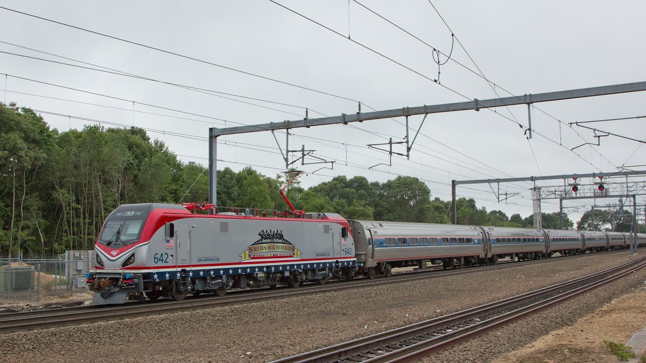 Amtrak Veterans Unit at Old Saybrook, 7-7-15