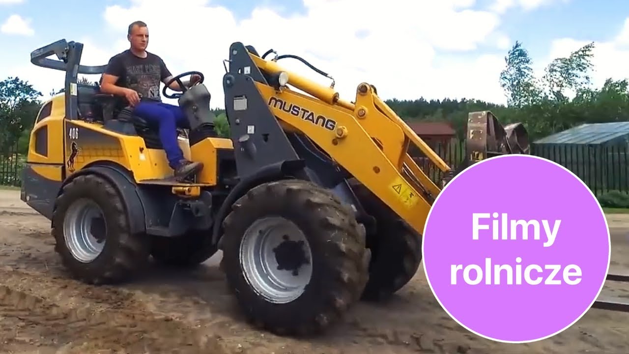 40 ha i 60 sztuk bydła. Ładowarka przegubowa Mustang