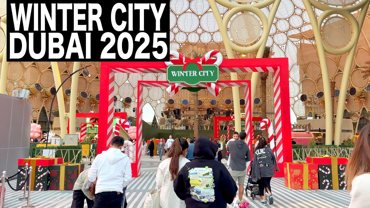 ExpoCity Dubai Winter City 2025 | 4K | Dubai Christmas 2025