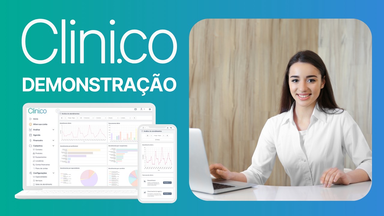 Tour completo pelo CLINICO – O sistema de gestão para clínicas de estética e saúde